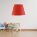 Sofia Conical Ceiling Pendant Lamp Red Woven Children Room Hall