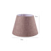 Single Head Lamp, Pink Fabric