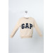 2 5 Years Crew Neck Gap Embroidered Double Suit Beige