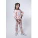 2 5 Years Crew Neck Gap Embroidered Double Suit Pink