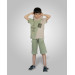 2 9 Years Old Boy Dreams Hooded Double Set Khaki