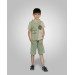 2 9 Years Old Boy Dreams Hooded Double Set Khaki