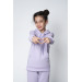 9 16 Years Old Hooded Tracksuit Set Purple