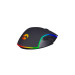 Black Gaming Mouse With 6400 Rgb Dots Resolution