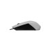 Silver Usb Optical Wired Mouse With 1200 Resolution