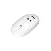 White 2.4Ghz Embossed Wireless Mouse