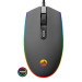 Black Rainbow Light Usb Gaming Mouse