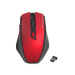 Wireless Optical Mouse Red