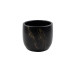 Black With Gold Marble Effect Earthen Pot Planter Living Room Flower Pot