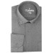 Varetta Mens Gray Sanded Winter Classic Cut Collar Buttoned Shirt With Pockets