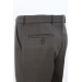 Varetta Mens Brown Fabric Trousers