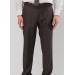 Varetta Mens Brown Polyviscon Fabric Trousers