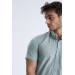 Varetta Mens Green Short Sleeve Summer Cotton Shirt With Pockets