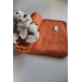 Organic Cotton Baby Blanket, Light Brown, 90X100 Cm