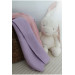Cotton Muslin Blanket Set Of 2 Powder Pink And Lavender