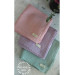 3 Piece Baby Blanket Set, Purple, Pink And Indigo