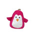 Childrens Backpack With Fuchsia Penguin Pattern, Unisex