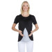 Black Cotton Maternity Breastfeeding Blouse