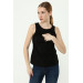 Breastfeeding Undershirt Black