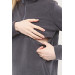 Zippered Breastfeeding Fleece Smoked