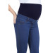 Adjustable Waist Maternity Jeans Navy Blue