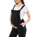 Luvmabelly Black Maternity Jumpsuit