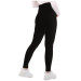 Adjustable Waist Winter Velvet Maternity Tights Black