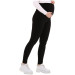 Adjustable Waist Winter Velvet Maternity Tights Black