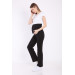 Adjustable Waist Maternity Daily Home Trousers Black
