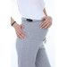 Adjustable Waist Maternity Daily Home Trousers Gray