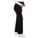 Adjustable Waist Winter Velvet Maternity Pants Black