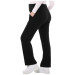 Adjustable Waist Winter Velvet Maternity Pants Black