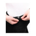 Adjustable Waist Winter Velvet Maternity Pants Black