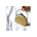 Womens Olive Oil Shiny Evening Bag