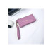 Womens Soft Lilac Wallet With Card And Phone Compartment