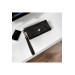 Womens Black Soft Wallet With Card And Phone Compartment