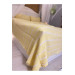 Organic Yellow Striped Nephrine Muslin Bedspread