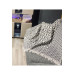Special Woven Black And White Cotton Small Blanket