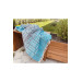 Organic Cotton Beach Towel Gray And Blue 180X80