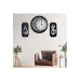 Home Islamic Decorative Clock Wall Painting 40X40 Cm White