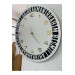 Bismillahirrahmanirrahim Decorative Clock Wall Painting Black 40X40 Cm
