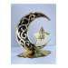 Ramadan Decorative Gold Plexiglass Candle Holder 40X40Cm