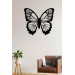 Wooden Decorative Wall Butterfly Painting 33X18 Cm Black