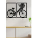 Wooden Decorative Wall Painting Bicycle With Flowers 45X22Cm