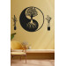 Wooden Decorative Wall Painting Tree Of Life 50X50Cm Brown