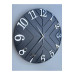 Black Silver Plexiglass Home 40 Cm Wall Clock