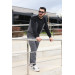 2 Thread Fabric Comfortable Fit Men Tracksuit, Size Xxl