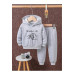 Boys Girls Daddy Me Printed Tracksuit Set Unisex, 11 Years Old