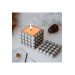 Large Size Bubble Model Concrete Soy Wax Scented Candle