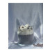 Large Size Chocolate Vanilla Scented Aromatherapy Candle Brown White